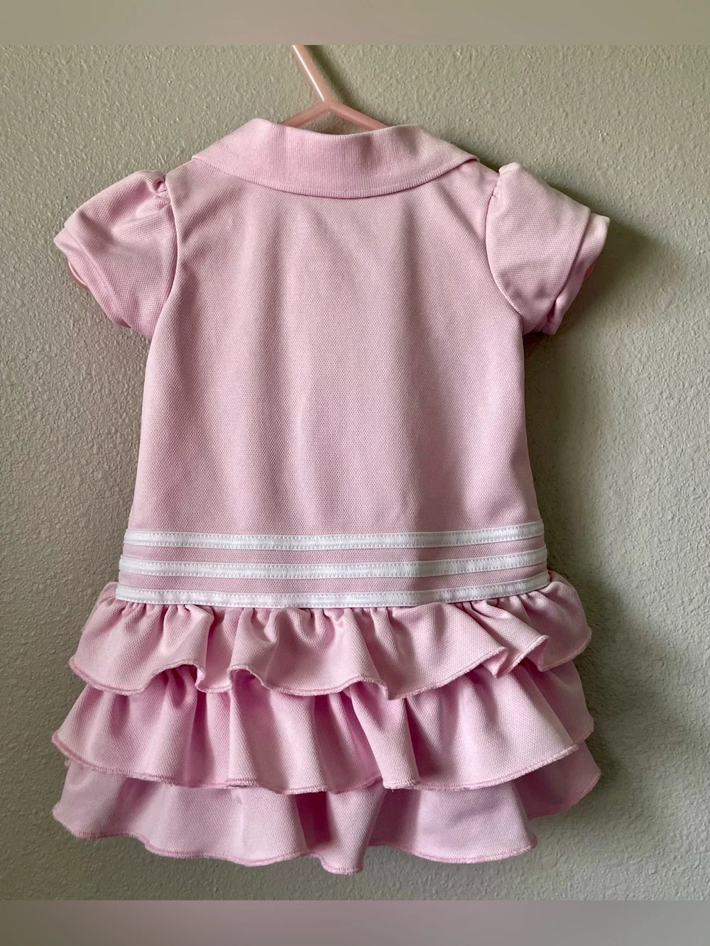 adidas Baby Polo Dress with Ruffled Skirt